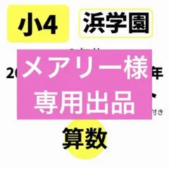 2026年最新】浜学園 小4 公開の人気アイテム - メルカリ