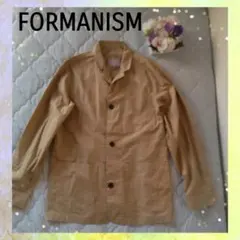 FORMANISM 韓国★メンズ シャツ オーバーシャツ カーキ大きめ