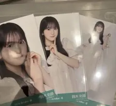 4 乃木坂46 生写真　妖精　3種コンプ　鈴木佑捺