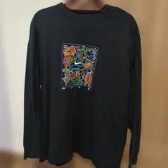 【NIKE】ナイキ ロンT 長袖 Tシャツ Mサイズ 黒