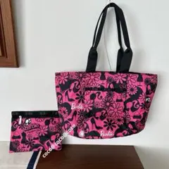 レア❗️レスポートサックBarbie ショルダートートバッグとポーチセット　新品