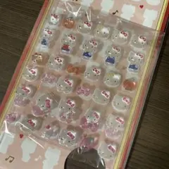 【正規品】ボンボンドロップシールミニ　キティちゃん2種　おすそ分け