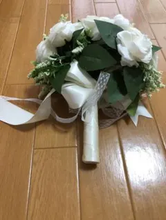 ウェディングブーケ・ブートニア アーティフィシャルフラワー バラ