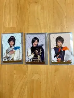 刀ミュ×シブツタランダムふぉとカード　鳥越裕貴　荒木宏典　田村心セット