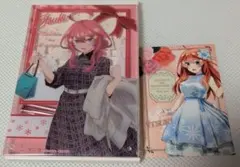 五等分の花嫁　五月　アクリルパネル　ポストカード　きゃらっとくじ