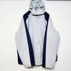 nike ナイキ ナイロンジャケット00s パーカー グレー