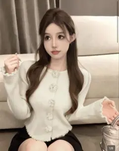 SHEIN ニットカーディガン