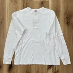 別注 ハニカムサーマル ヘンリーネック ロングスリーブ Ｔシャツ
