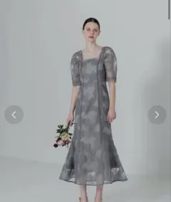 【Leja】2wayオフショルパフスリーブマーメイドドレス