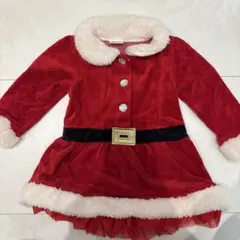 サンタクロース風 赤いドレス