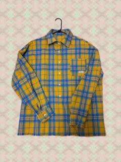 チェック柄 長袖シャツ