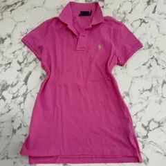 00s ラルフローレン ビッグポニー ポロシャツ ネイビー　平成女児 平成ギャル