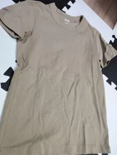 UNIQLO U クルーネックT ベージュ Sのサムネイル