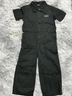 COMME CA ISM ブラック オーバーオール