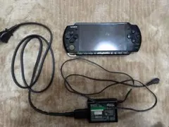 ジャンク品★SONY PSP-3000 本体、 ACアダプター付き