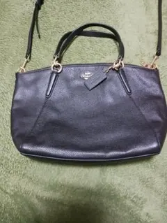 美品 COACH 2way ショルダーバッグ 黒F28993