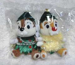 ディズニー クリスマス チップ デール ぬいぐるみ バッジ ストラップ ツリー