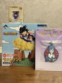 ドラゴンボール　一番くじ　ラストワン賞　孫悟空＆チチ　小物入れフィギュア