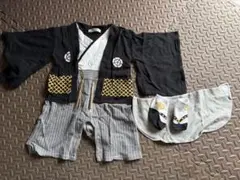 袴　ロンパース　80はかま　男の子　お食い初め