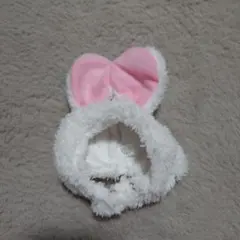 ウサギの耳付き猫用帽子