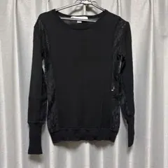 DIANEvonFURSTENBERG 薄手長袖ニット　P黒のサムネイル