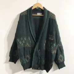 美品！ヴィンテージ！ FERRARO メンズニットカーディガン