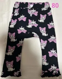 cottoli コトリ　ディズニー　マリー　モンキーパンツ　80 ブラック