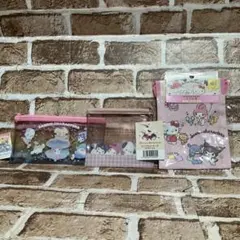 サンリオキャラクターズ　ポーチ　ミニ巾着　3点セット