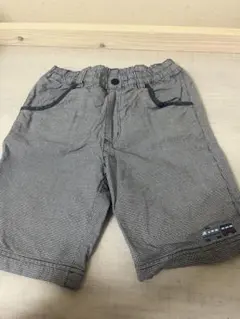 familiar チェック柄 半ズボン 100cm 電車刺繍