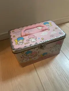 昭和レトロ サンリオ キキララ ブリキ缶ごみ箱 - メルカリ