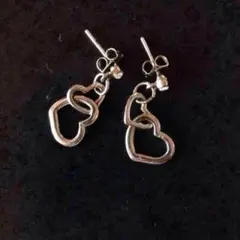 2連ハート型ピアス♪