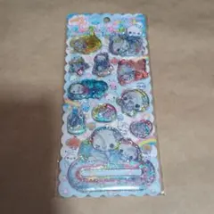 あわわちゃん 光るジュエルプチドロップシール　ウォーターシール　2枚セット正規品