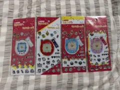 セリア　たまごっち　シール　キラキラシール　プチプチシール　8枚セット