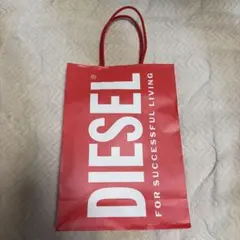 DIESEL 赤 ショップ袋