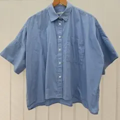 【美品】JOURNAL STANDARD relume 半袖シャツ ブルーのサムネイル