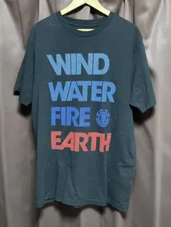 ELEMENT Tシャツ ブラック ロゴプリント XLサイズ