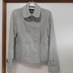 あ02 グレー　ショートコート　LAPIS BEAMS