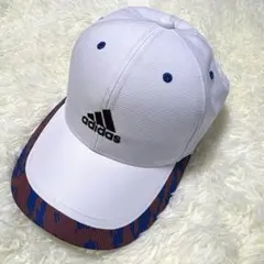新品未使用 adidas キャップ 白 フリーサイズ 54〜57cm