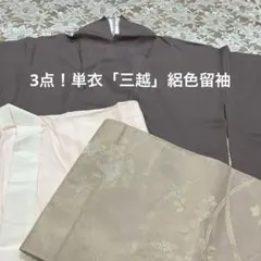 美品3点！単衣「三越」絽色留袖&夏袋帯&長襦袢のサムネイル