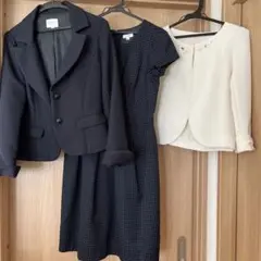 スーツ 3点セット レディース　7号
