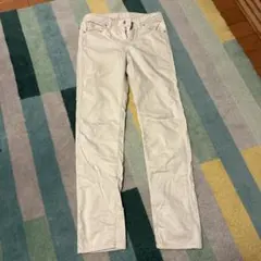 ホワイト 140サイズ ロングパンツ