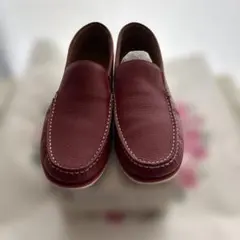 Hush Puppies メンズ モカシン デッキシューズ ボルドーのサムネイル