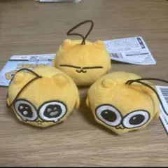 3種セット 【タグ付き】 うんたねこ マスコット プライズ ぬいぐるみ