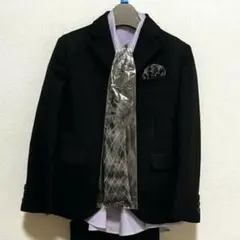 【美品】子供用120cm 紫フォーマルスーツ 5点セット