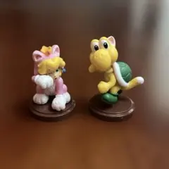 【未使用】チョコエッグ スーパーマリオ ネコピーチ ネノコノコ 2点セット