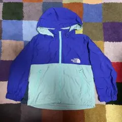 ノースフェイス ナイロン マウンテンパーカー キッズ 110cm ブルー