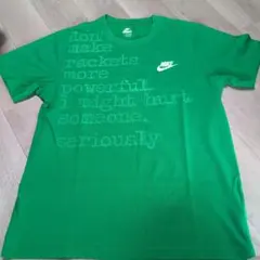 NIKE 半袖Tシャツ グリーン メンズ M