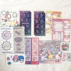 サンリオ　キャラクター　シール　まとめ売り