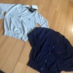 新品タグ付き POLO ポロ カーディガン 2枚セットのサムネイル