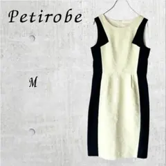 【Petirobe】美品 日本製 花柄 ノースリーブ ワンピース Mのサムネイル